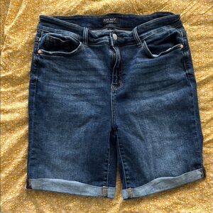 Judy Blue Blue Jean Shorts with Rolled Hems